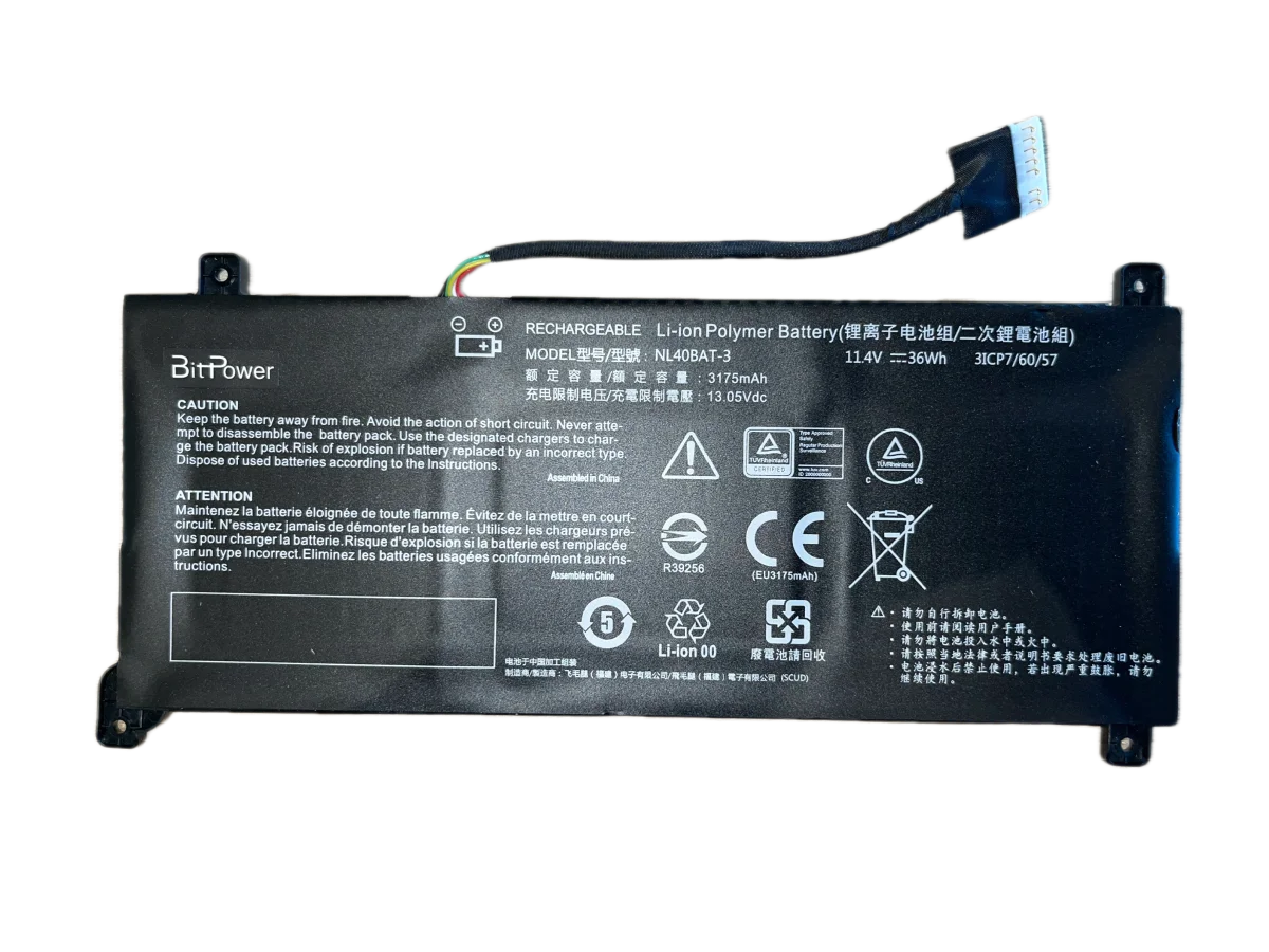 BATERÍA PARA BANGHO MAX L4 L5 EXO L42 L52 CX L4 L5 NL40BAT-3