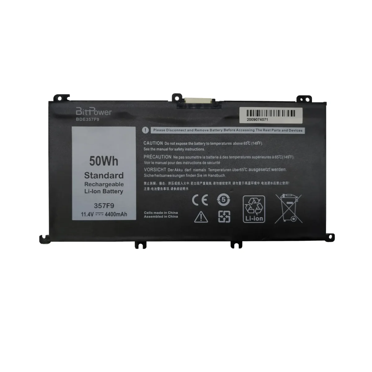 BATERIA BITPOWER INTERNA P/DELL 357F9 71JF4