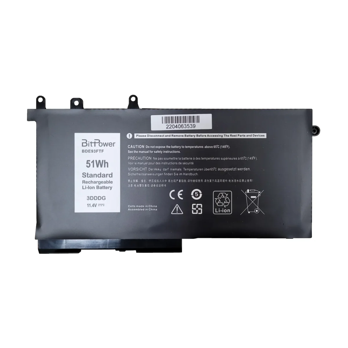 BATERIA BITPOWER PARA DELL E5280 93FTF GD1JP DY9NT