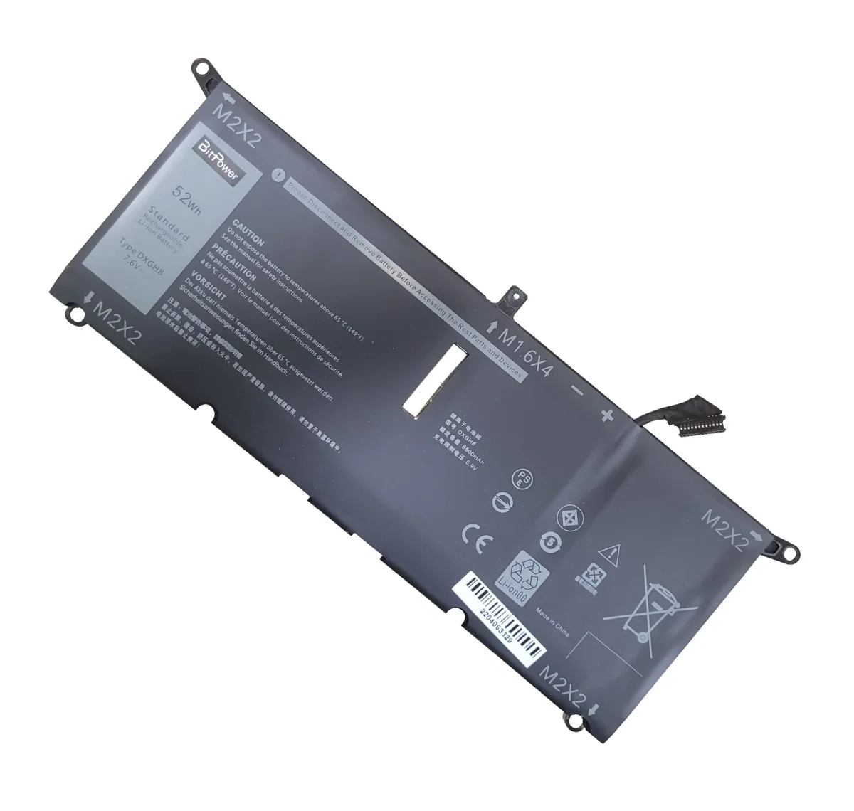 BATERIA BITPOWER PARA DELL XPS13-5390 DXGH8