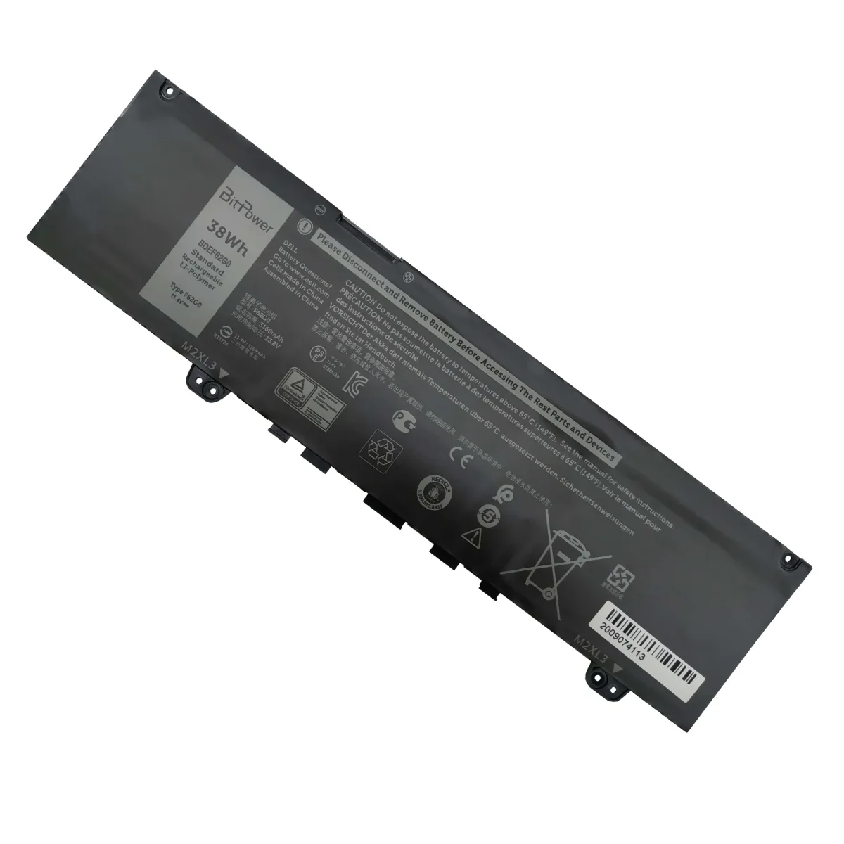 BATERIA BITPOWER INTERNA P/DELL 7373 F62G0