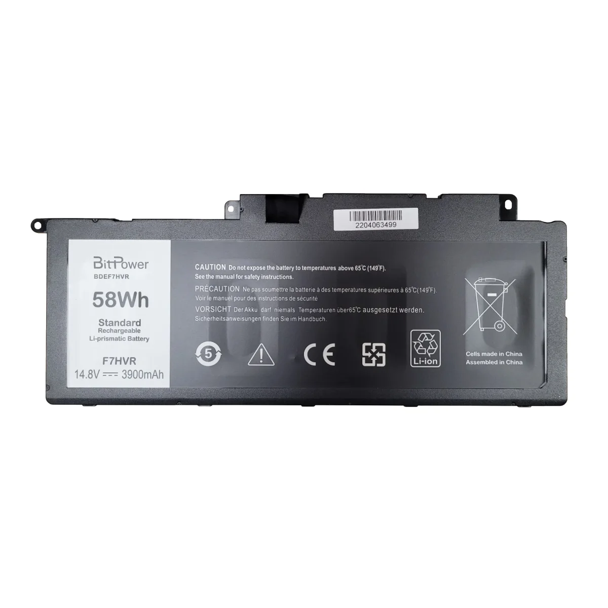 BATERIA BITPOWER PARA DELL 17-7737 F7HVR G4YJM