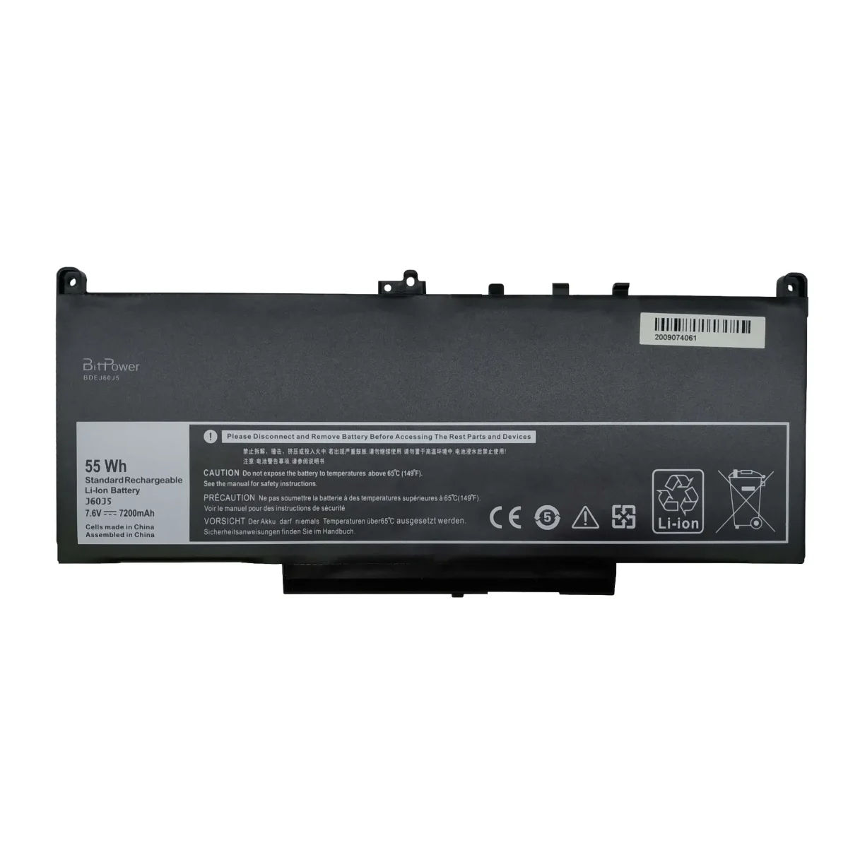 BATERIA BITPOWER INTERNA P/DELL E7260 J60J5