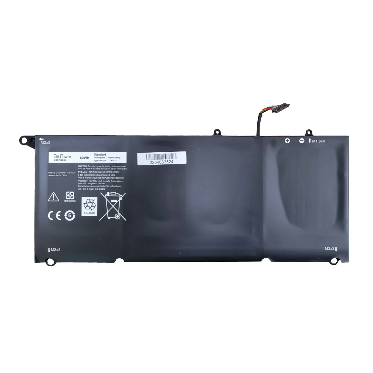 BATERIA BITPOWER PARA DELL 13 9360 PW23Y