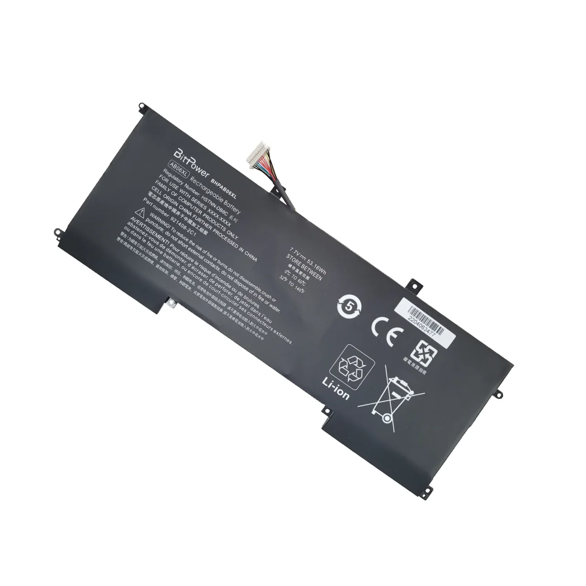 BATERIA BITPOWER PARA HP AB06XL 13-AD