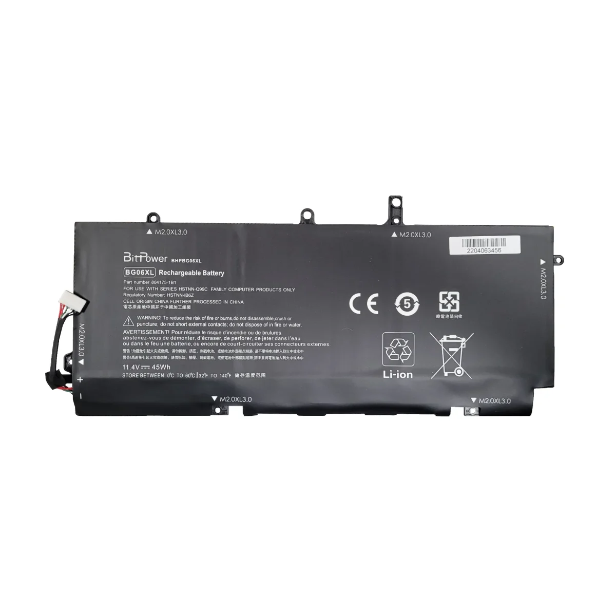 BATERIA BITPOWER PARA HP BG06XL