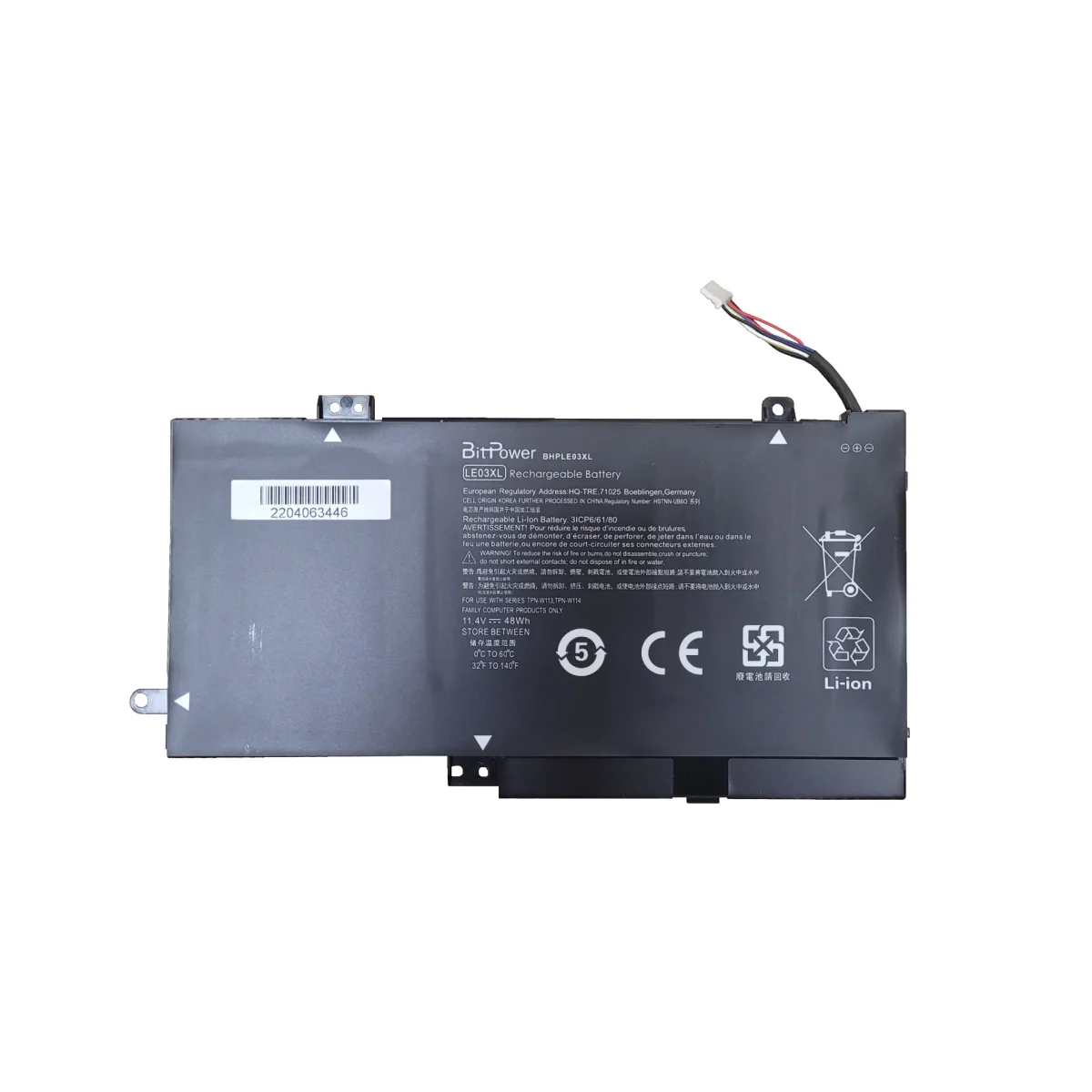 BATERIA BITPOWER PARA HP LE03XL