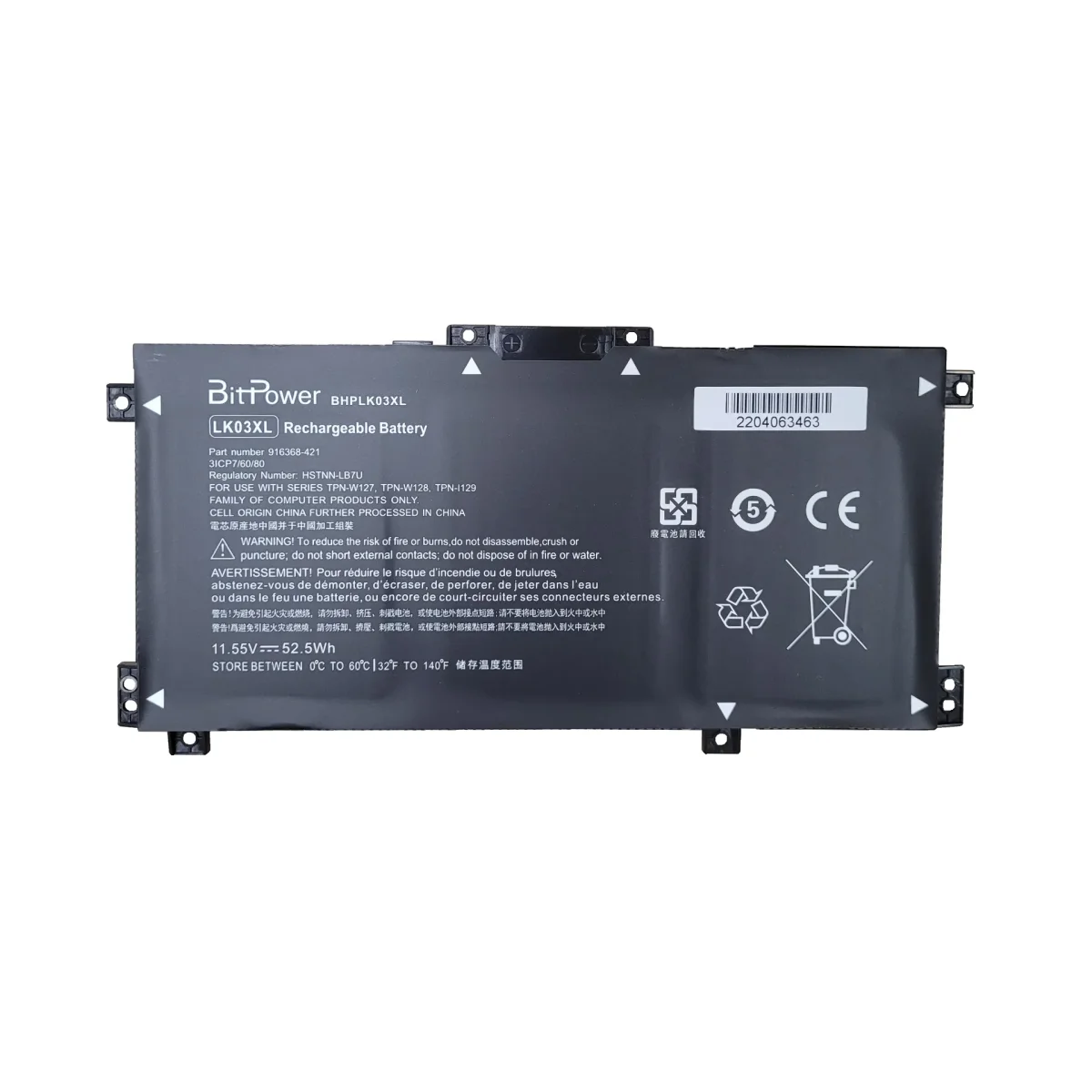 BATERIA BITPOWER PARA HP LK03XL