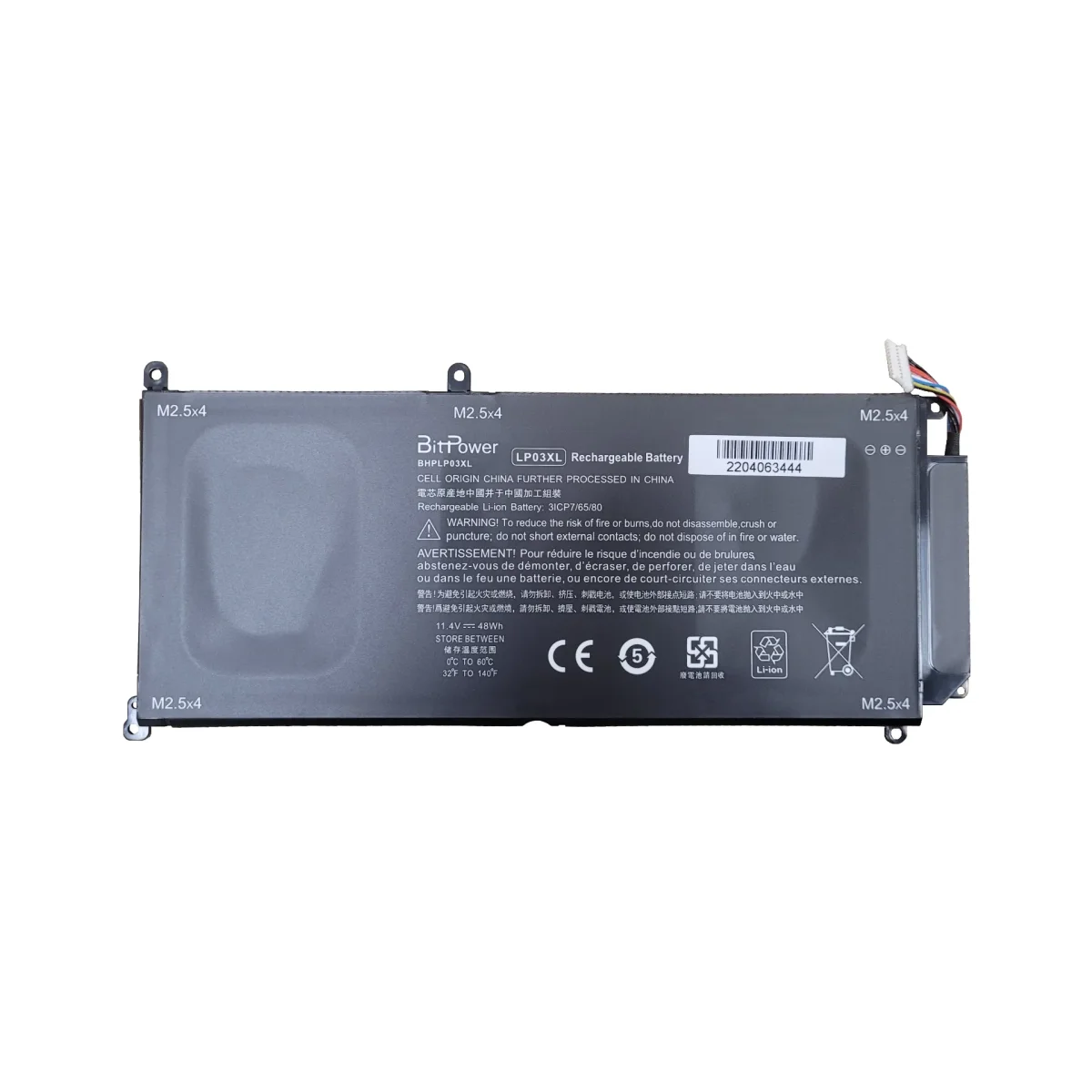 BATERIA BITPOWER PARA HP LP03XL