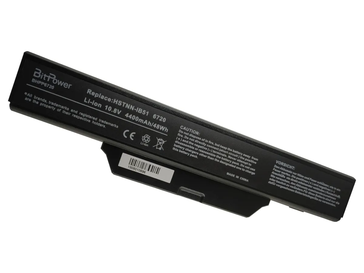BATERIA BITPOWER P/HP 6720 10.8V 4400MAH