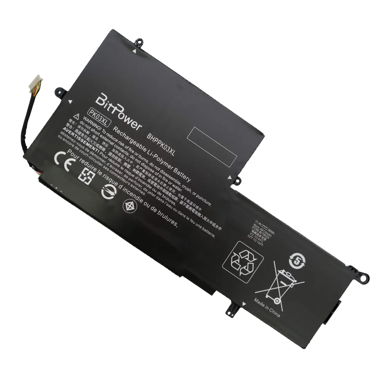 BATERIA BITPOWER INTERNA P/HP X360 G1 G2 PK03XL