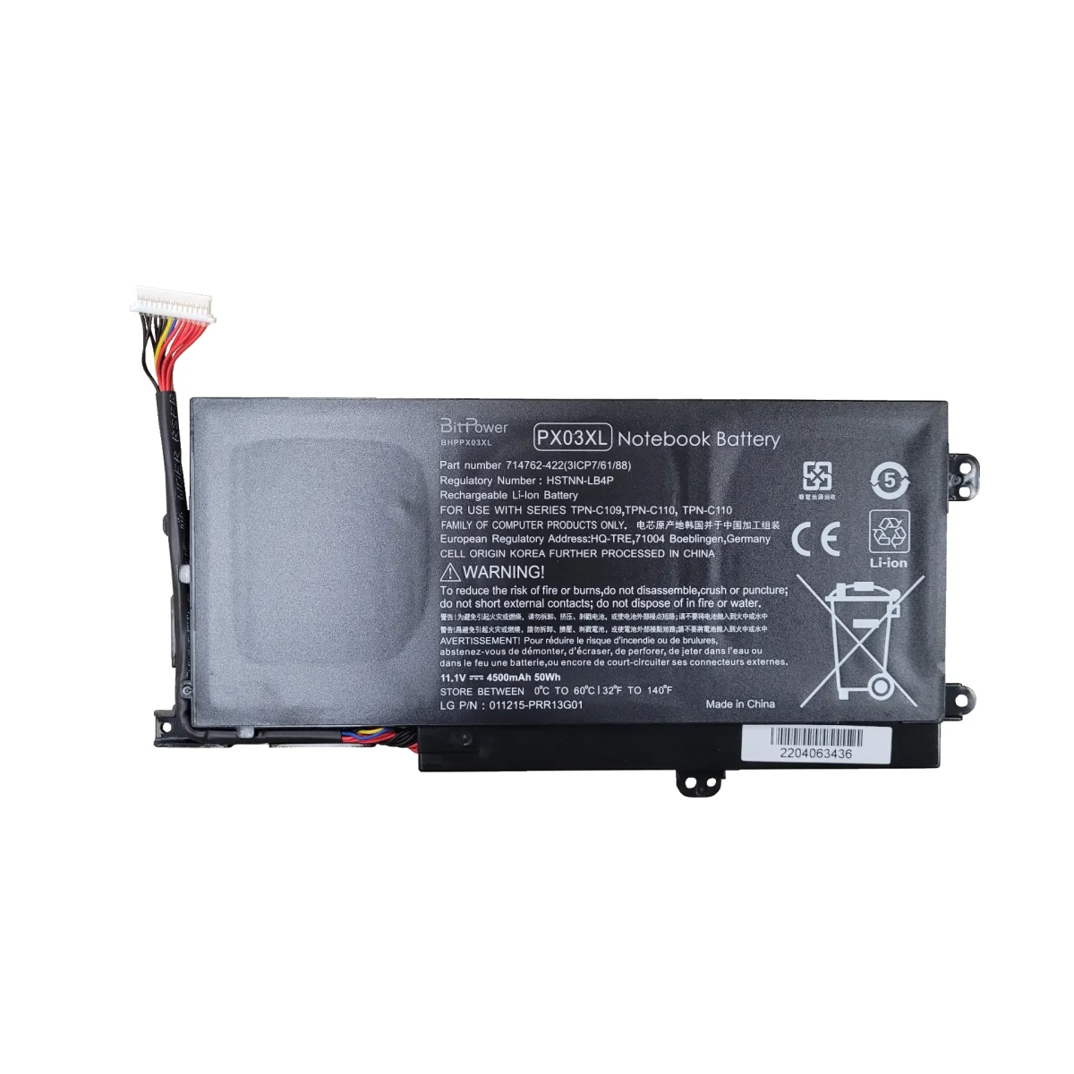 BATERIA BITPOWER PARA HP PX03XL