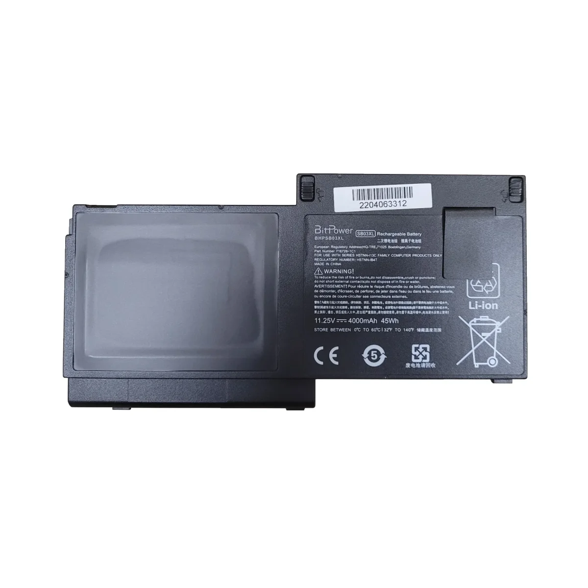 BATERIA BITPOWER PARA HP SB03XL ELITEBOOK 725
