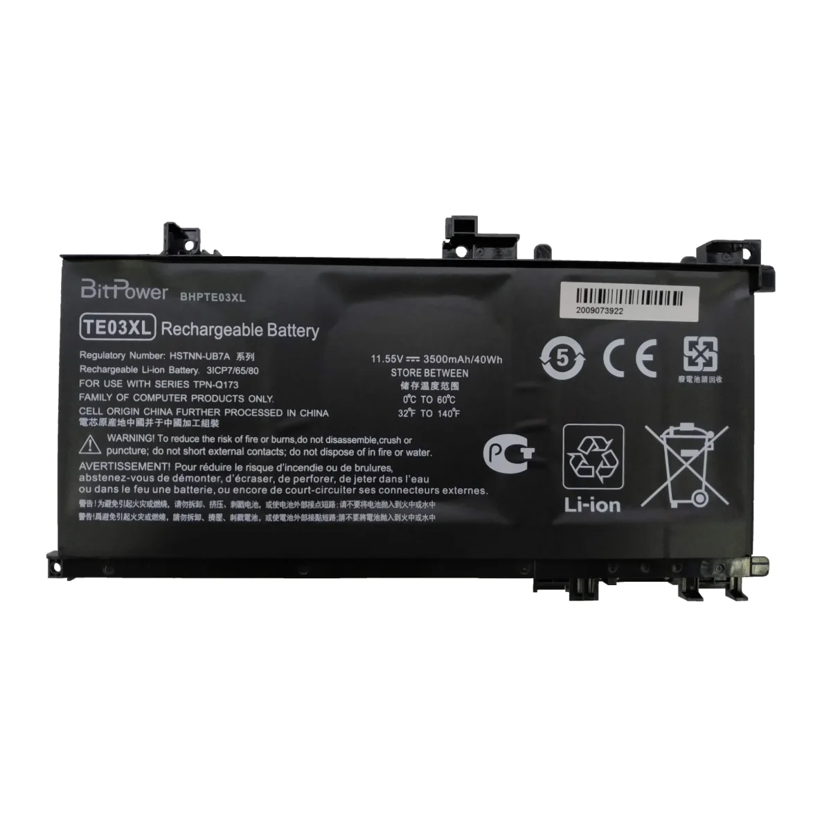 BATERIA BITPOWER INTERNA P/HP TE03XL
