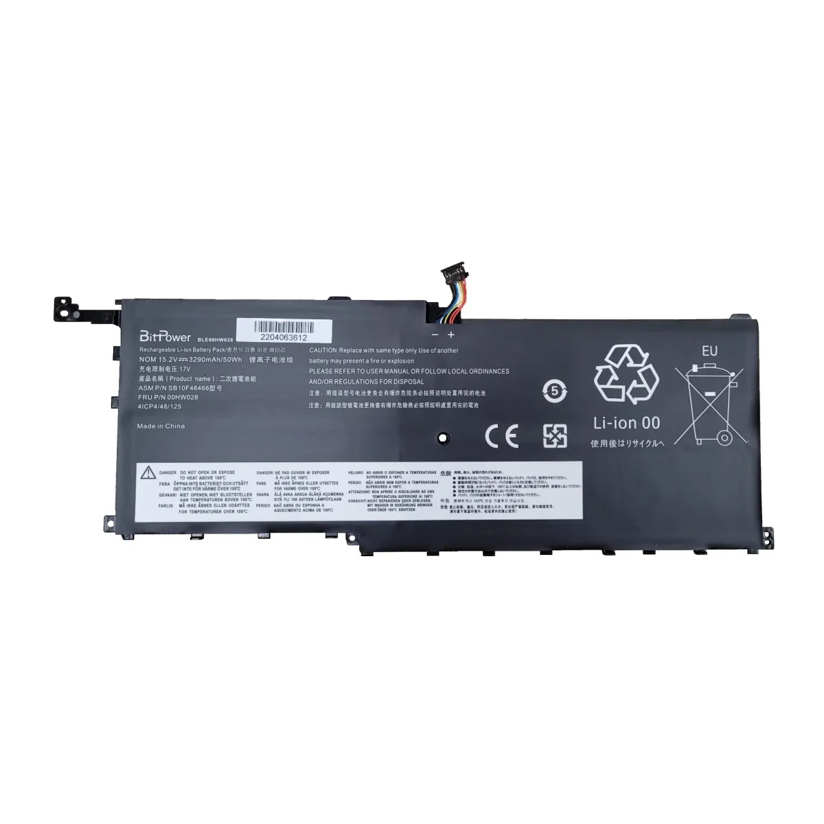 BATERIA BITPOWER PARA LENOVO X1 CARBON 00HW028