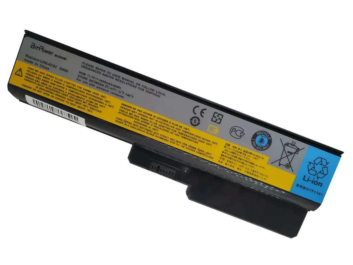 BATERIA BITPOWER P/LENOVO G450 11.1V 4400MAH