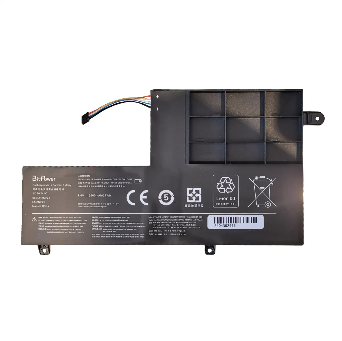 BATERIA BITPOWER PARA LENOVO L14M2P21 TIPO A