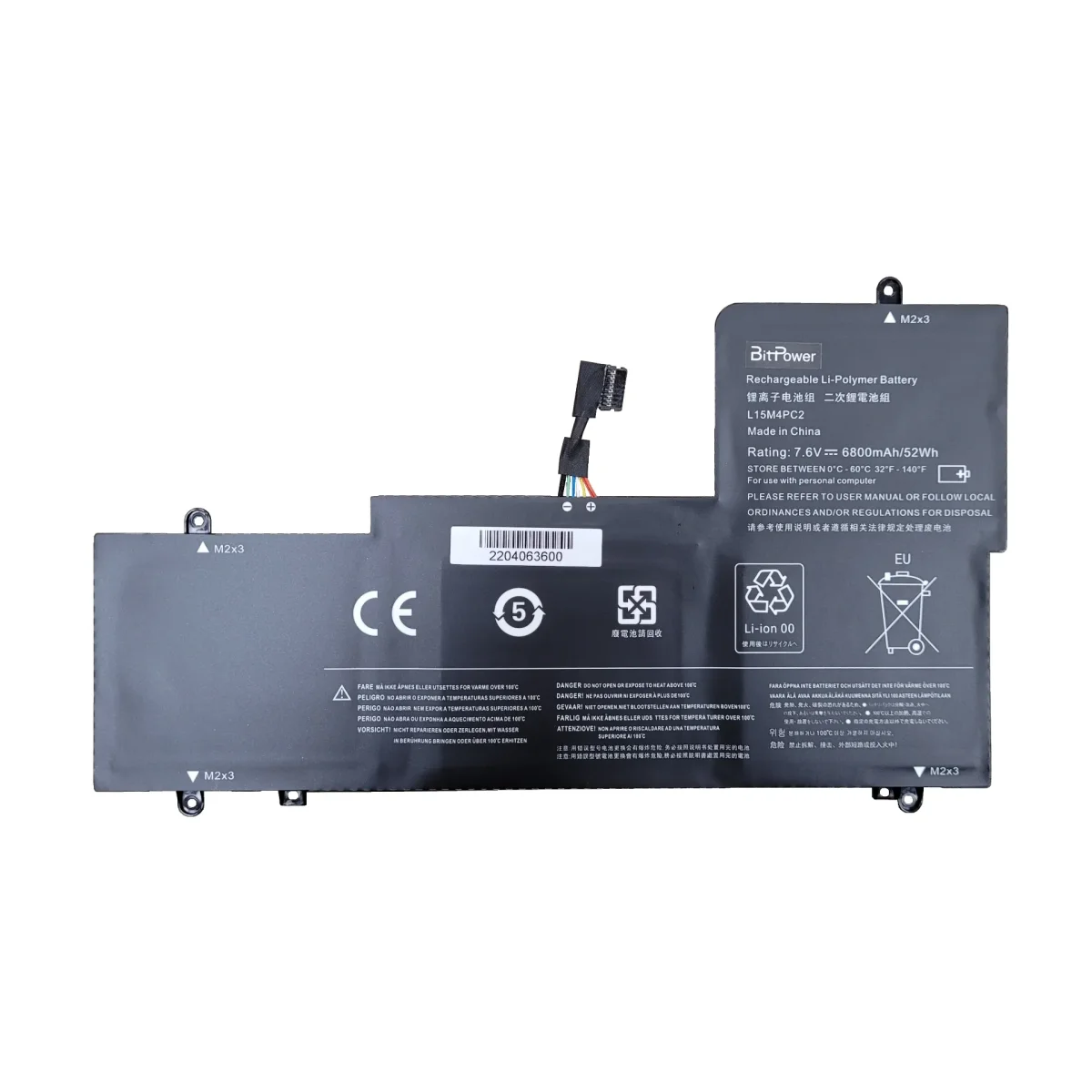 BATERIA BITPOWER PARA LENOVO 710-14IKB L15L4PC2