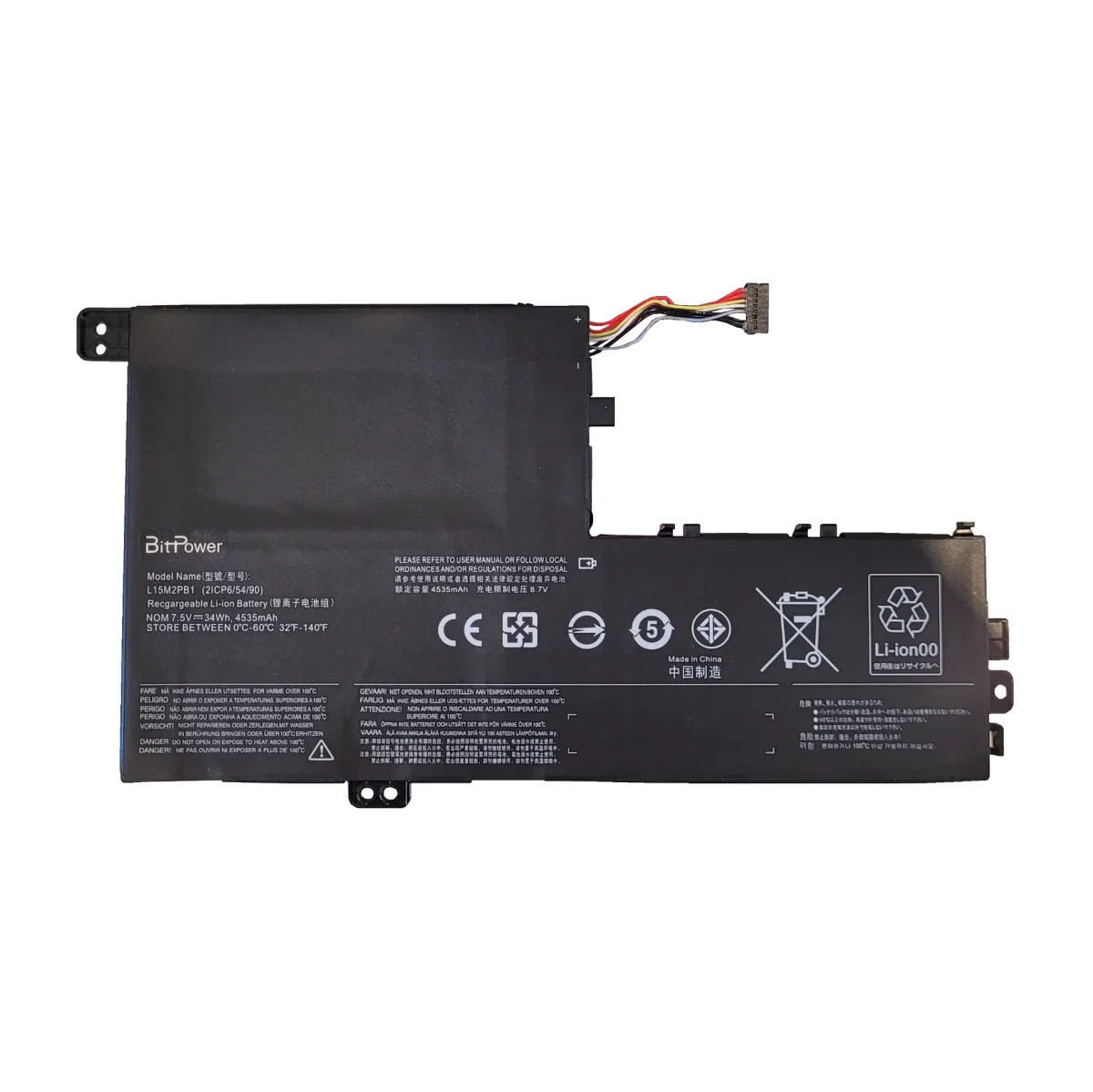 BATERIA BITPOWER PARA LENOVO  L15M2PB1 TIPO B