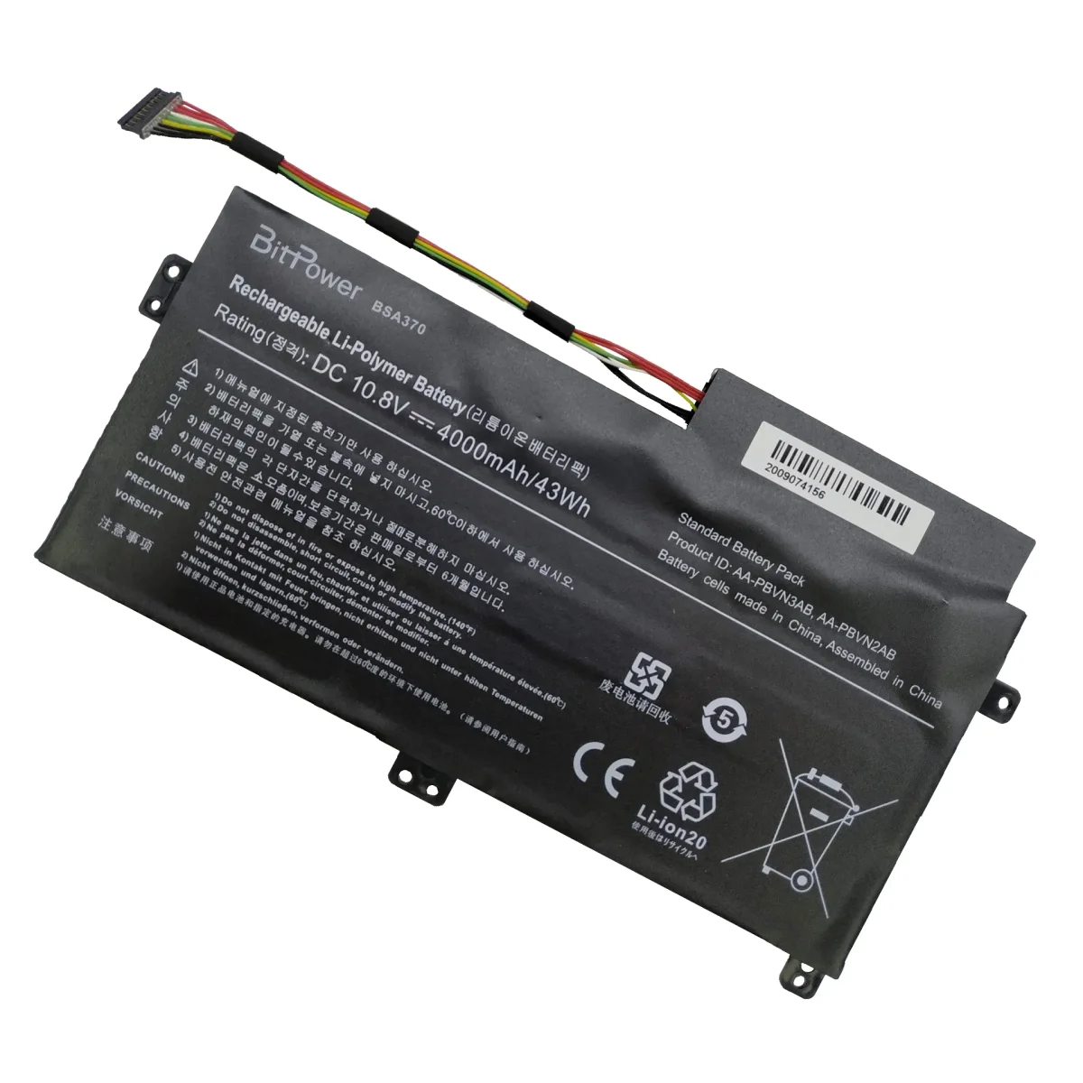 BATERIA BITPOWER P/SAMSUNG 370R5E NP370
