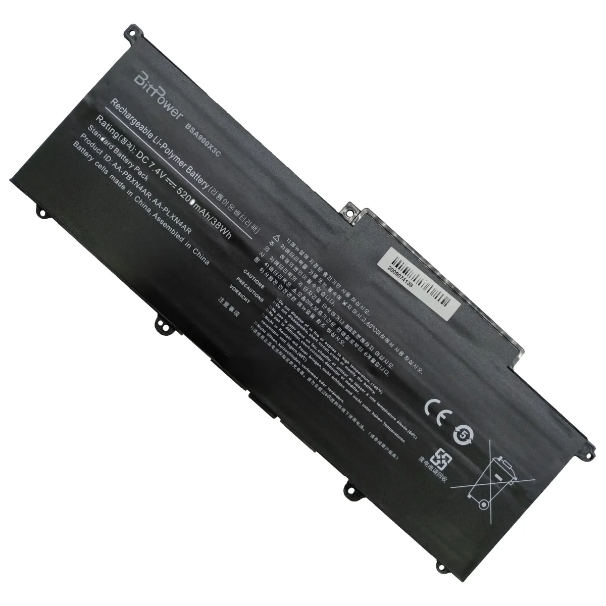 BATERIA BITPOWER INTERNA P/SAMSUNG 900X3C-A01