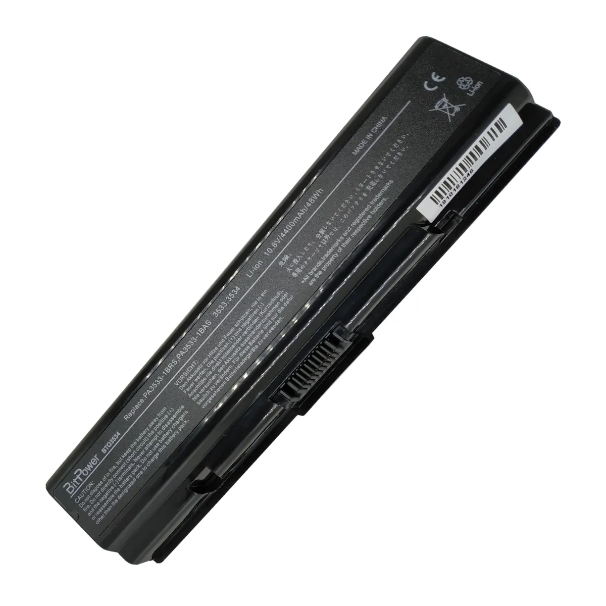 BATERIA BITPOWER P/TOSHIBA 3534 10.8V 4400MAH