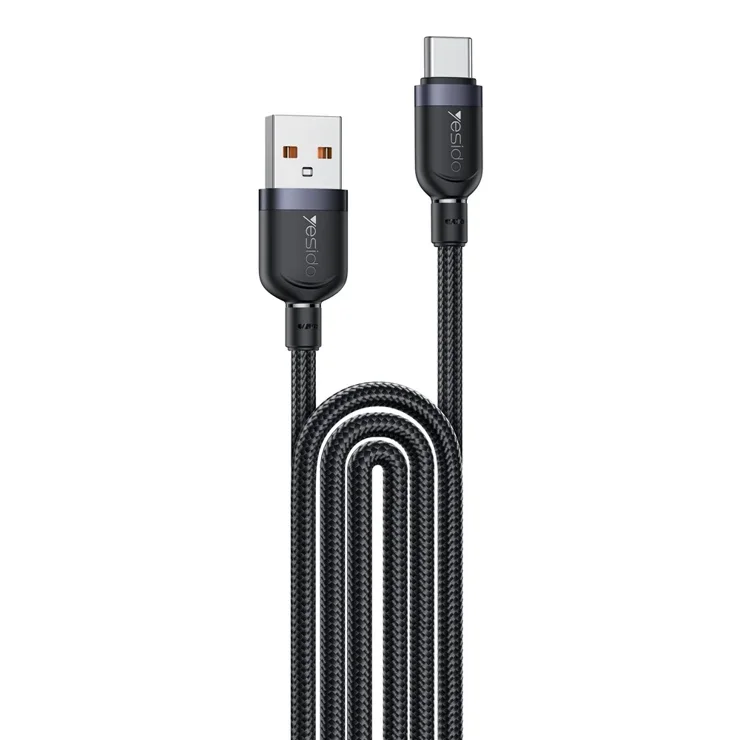CABLE 2 AMPERES USB-C A USB-C MALLADO 1 METRO EXCELENTE