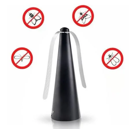 VENTILADOR ESPANTA MOSCAS PARA MESA NEGRO