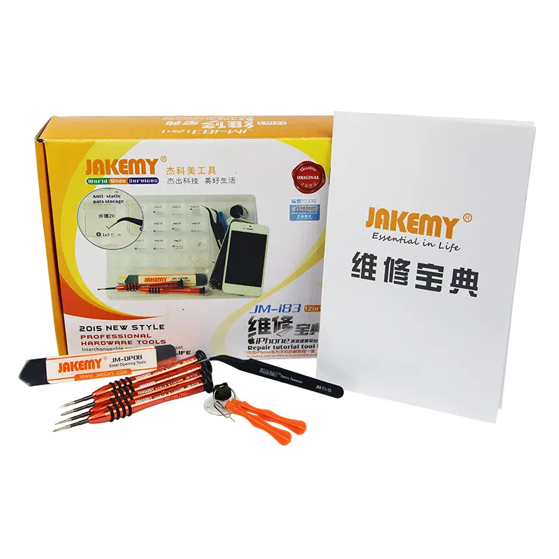 SET DE HERRAMIENTAS JAKEMY PARA IPHONE 12 EN 1
