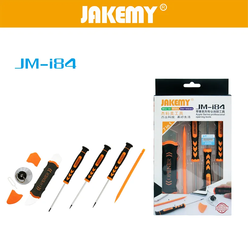 SET DE HERRAMIENTAS JAKEMY IPHONE PROF 7 EN 1