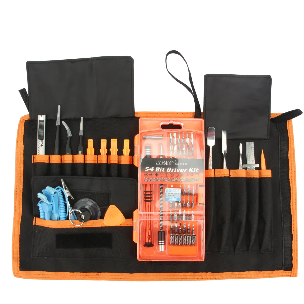 SET DE HERRAMIENTAS JAKEMY IPHONE LAPTOP 74 EN 1