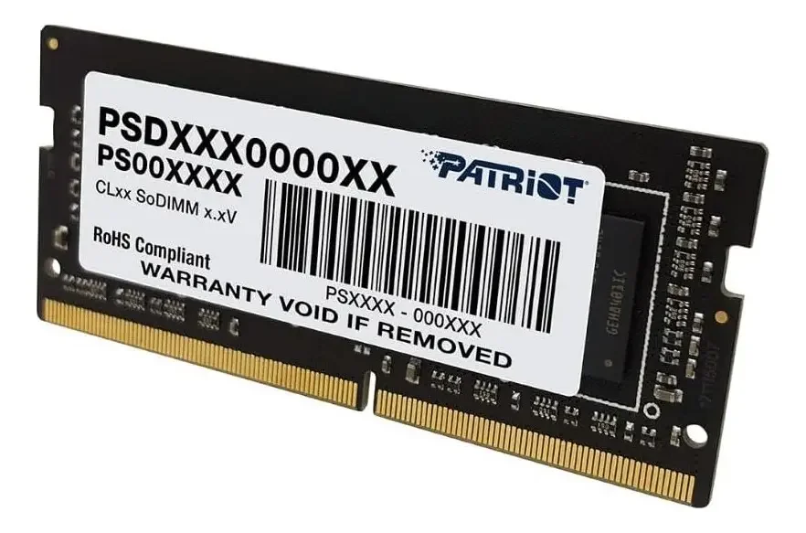 MEMORIA DDR4 8GB 3200MHZ SODIMM PATRIOT SIGNATURE