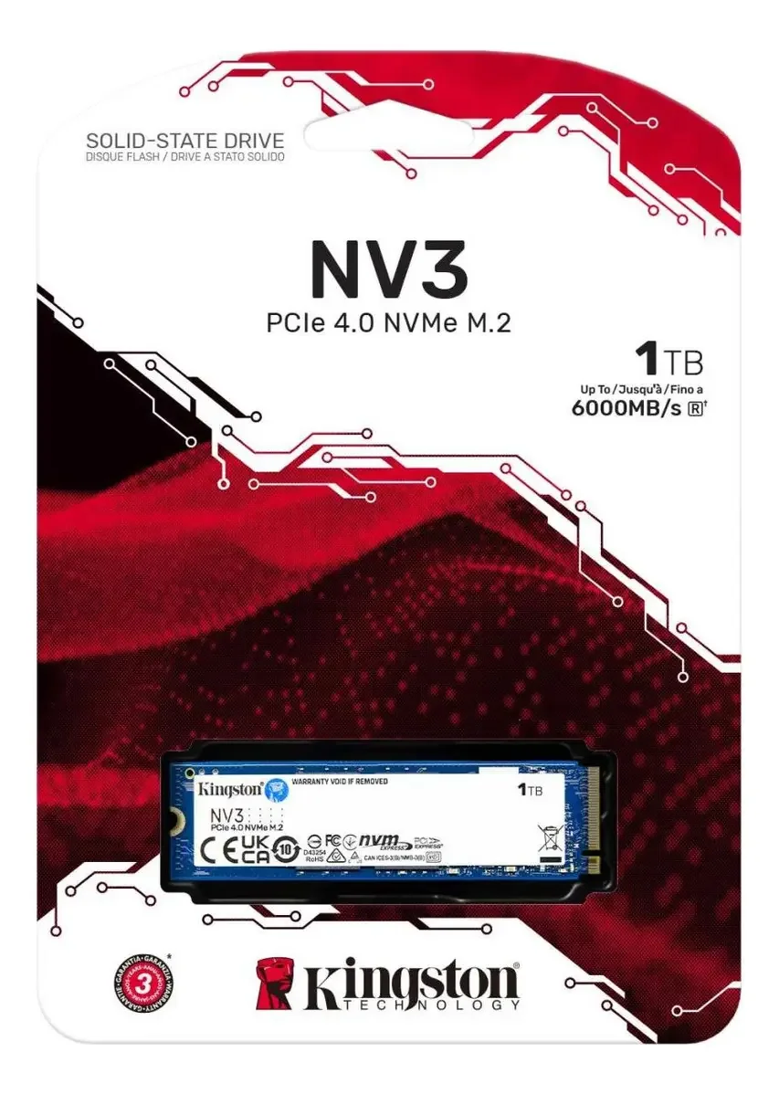 SSD KINGSTON 1TB NV3 NVME G4 M2