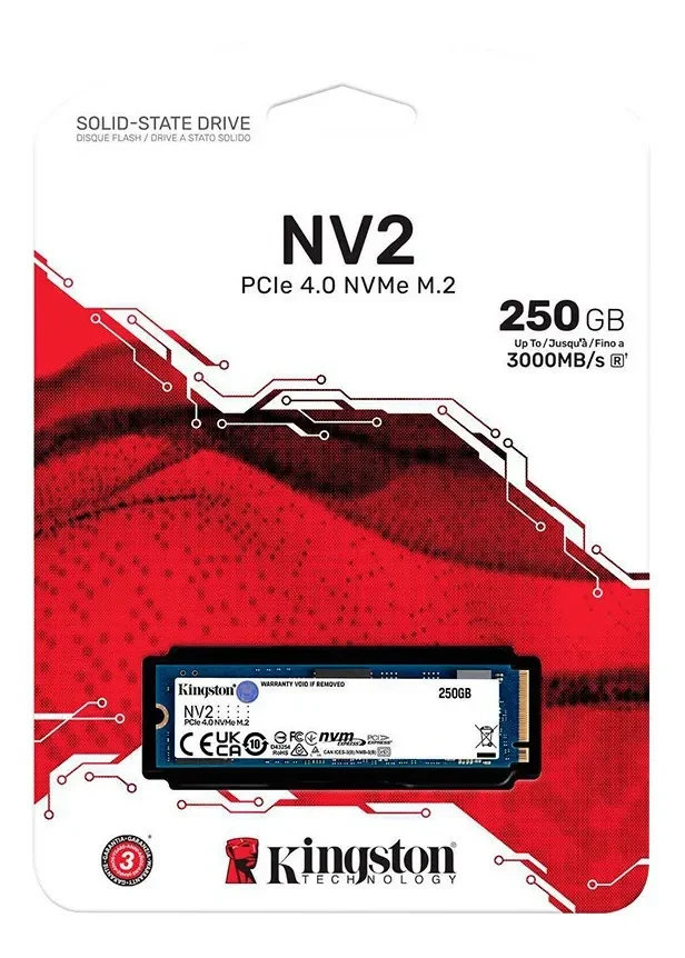 DISCO SOLIDO SSD KINGSTON A2000 250GB M2 NVME PCIE