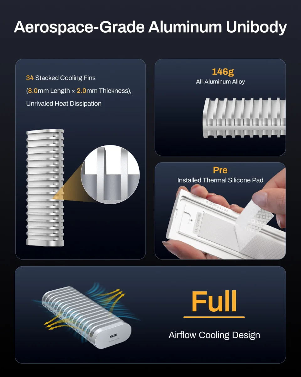 TERRAMASTER 1BAHIA M.2 SSD USB4  40GBPS