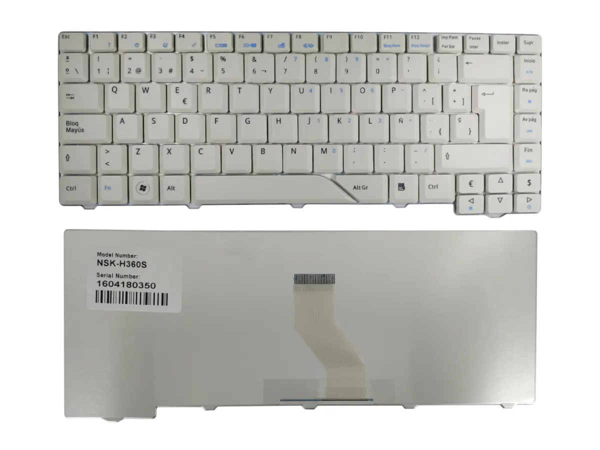 TECLADO PARA ACER 4310 BLANCO