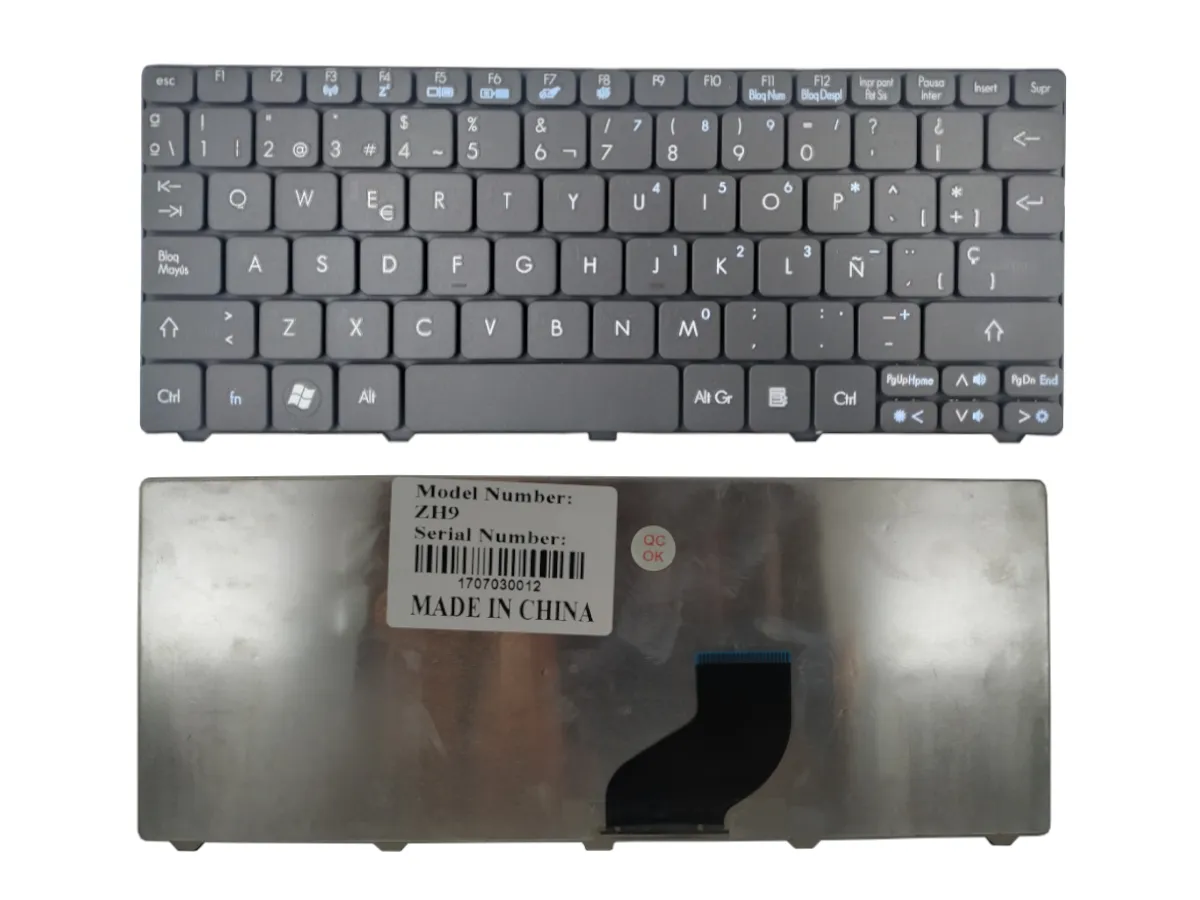 TECLADO PARA ACER 532H D255 D255E D260 NEGRO