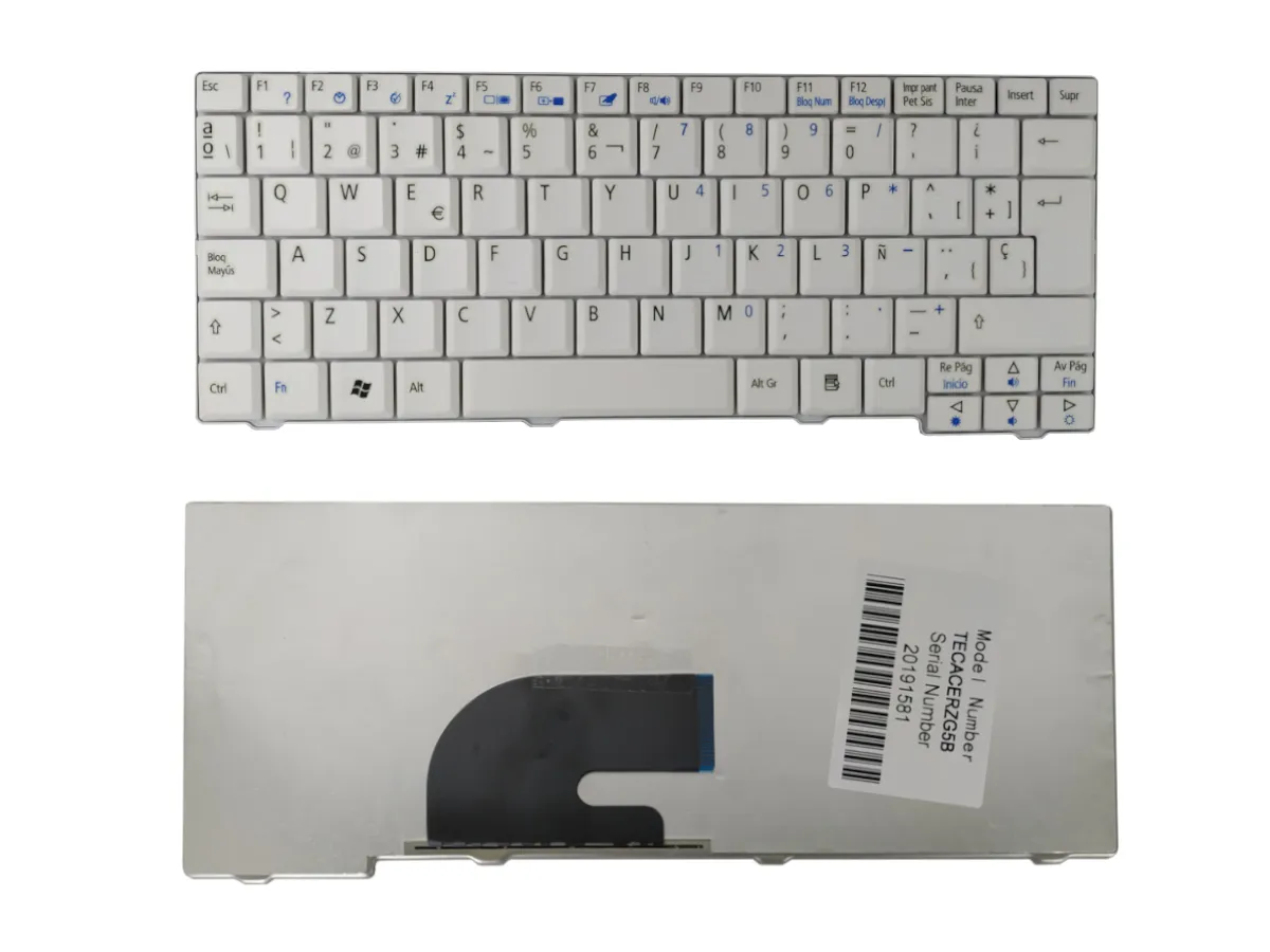 TECLADO PARA ACER ONE ZG5 WHITE