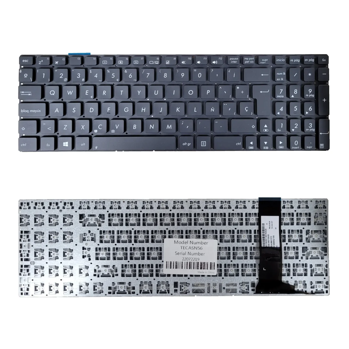 TECLADO PARA ASUS N56