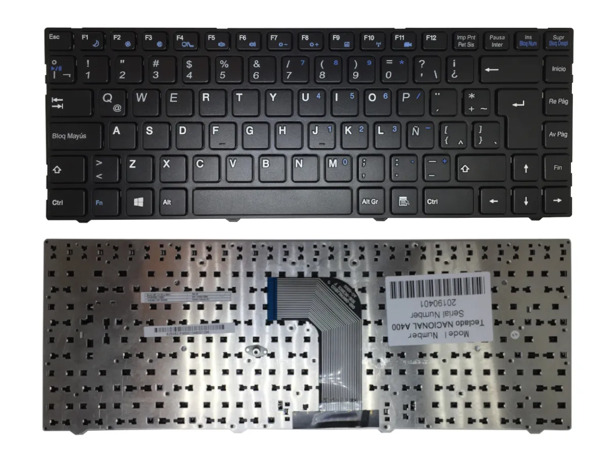 TECLADO PARA NACIONAL BANGHO A400 BLACK
