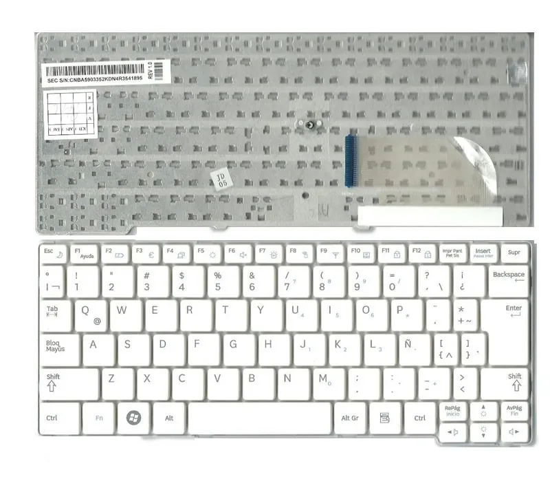TECLADO PARA NACIONAL BANGHO B100 BLANCO