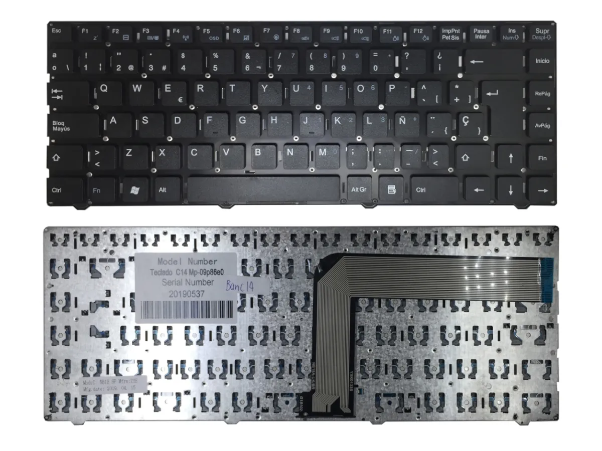 TECLADO PARA NACIONAL BANGHO C14 MP-09P86E0