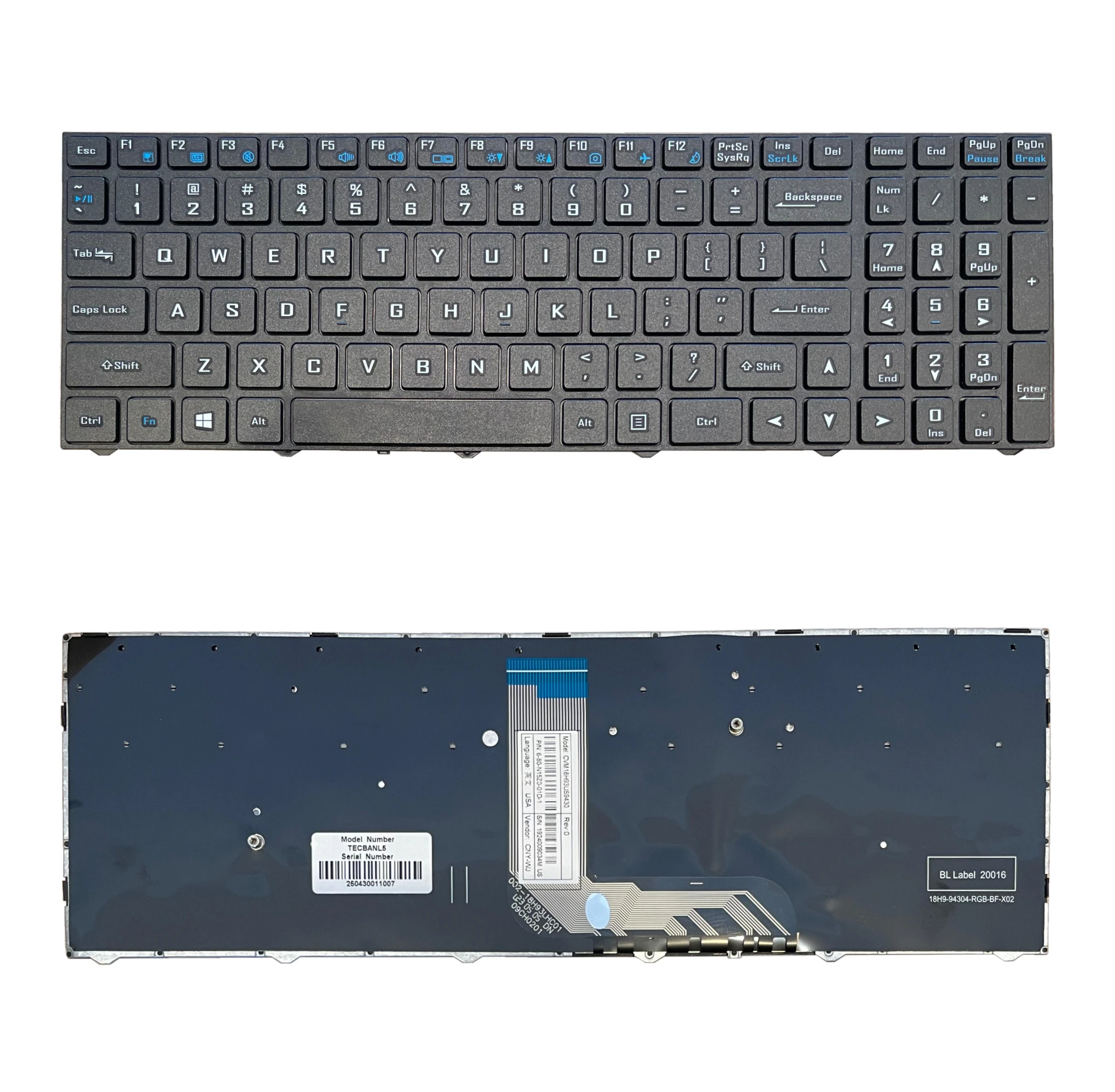 TECLADO PARA BANGHO L5 INGLES