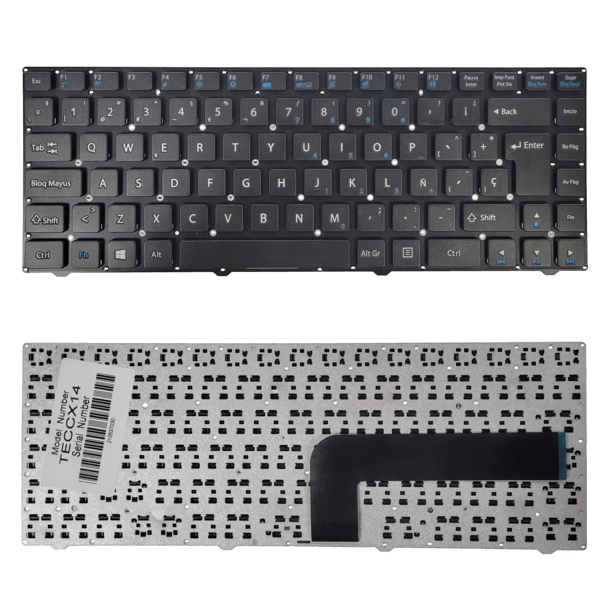 TECLADO PARA NACIONAL CX14 SIN MARCO