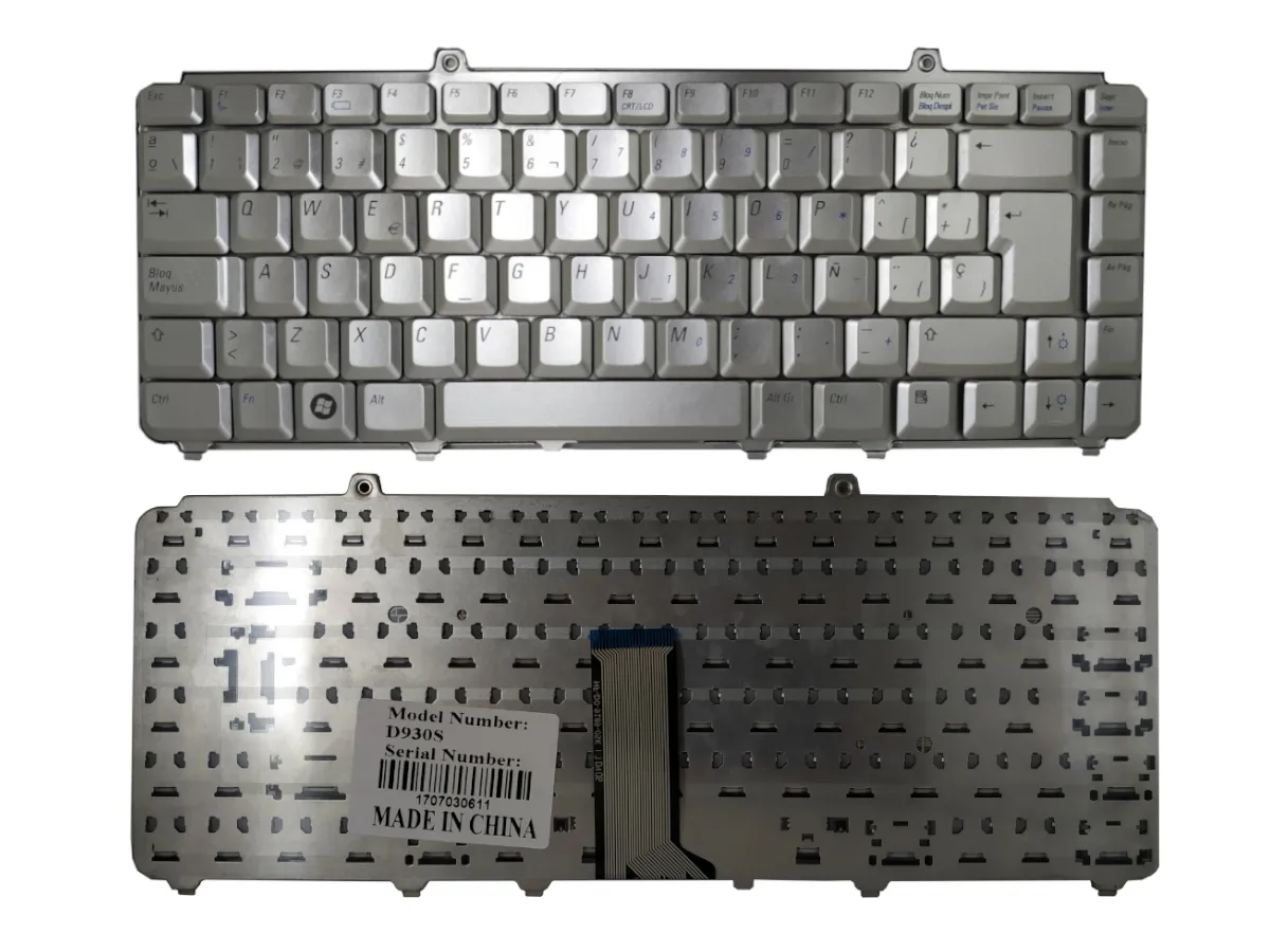 TECLADO PARA DELL 1545 1420 PLATEADO