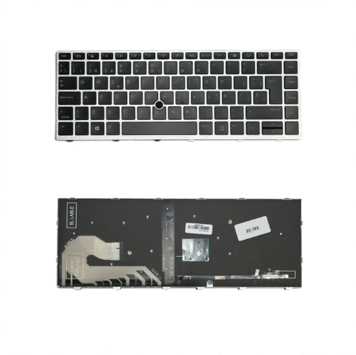 TECLADO PARA HP 840 G5 PLATEADO