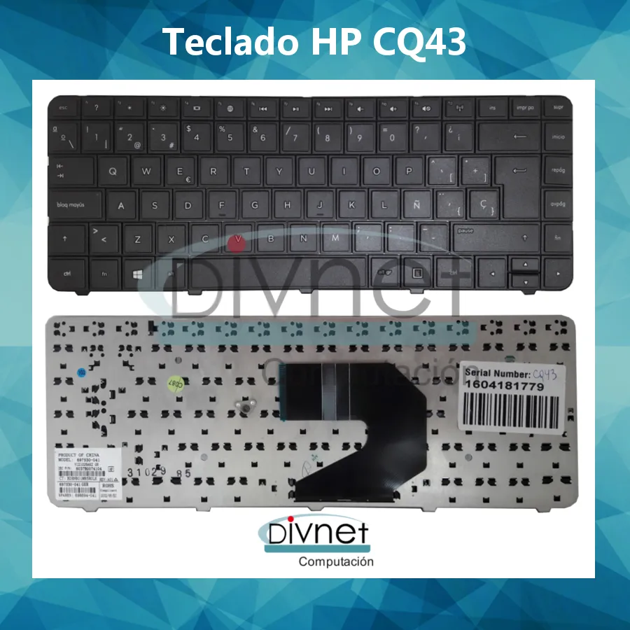 TECLADO PARA HP CQ43 G4-1000 G6-1000 CQ5
