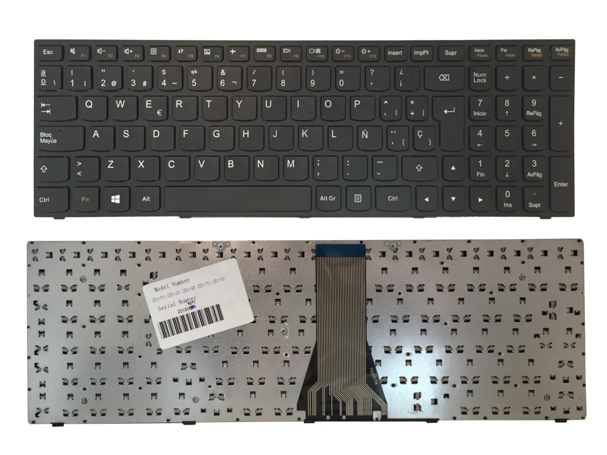 TECLADO PARA LENOVO G50-30 G50-45 G50-70 G50-80