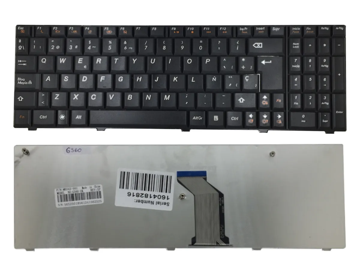 TECLADO PARA LENOVO G560 G565