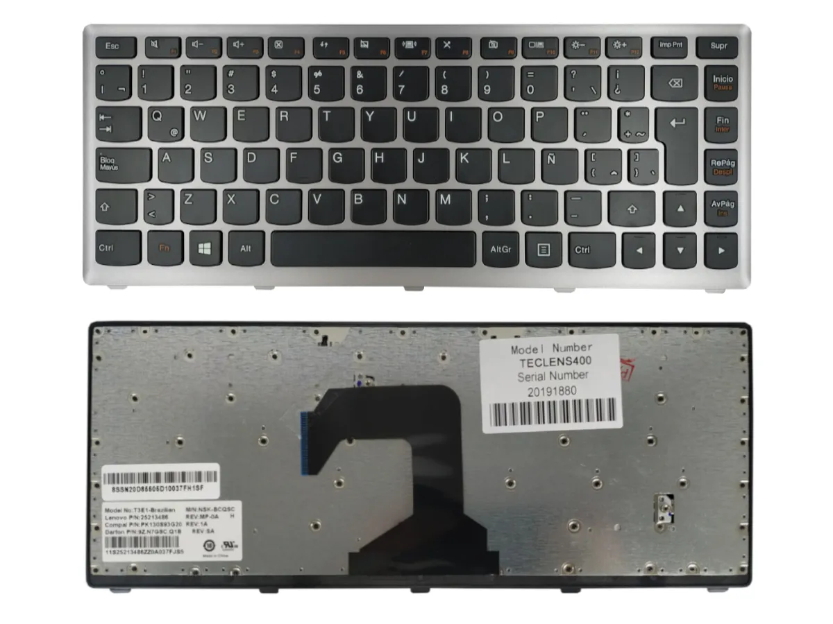 TECLADO PARA LENOVO S400 S400U